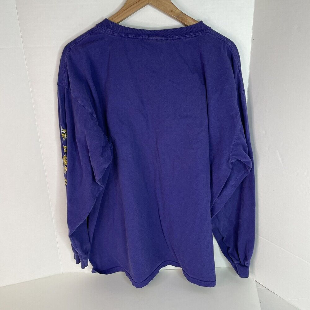 Vintage Minnesota Vikings Long Sleeve Shirt XL, Purple VF Imagewear Long Sleeve - Picture 3 of 11